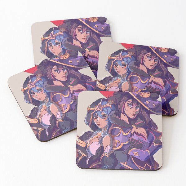 Item preview, mona and layla astrologist genshin impact designed and sold by Pale Adonis.
