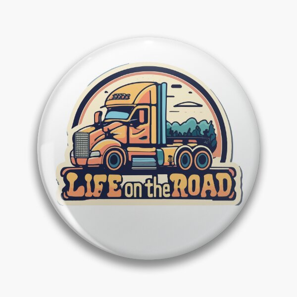 Item preview, Big Rig Trucker - Life on the Road Caricature designed and sold by NiftyWrx.