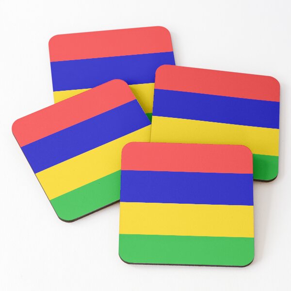 Item preview, The national flag of Mauritius, also known as the Four Bands designed and sold by Peter Etchells.