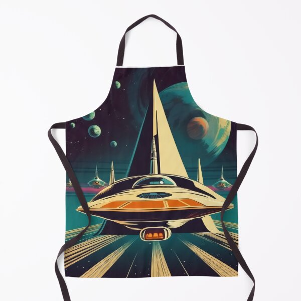 Item preview, Retro Sci-Fi Vintage Space Ship designed and sold by DreamCraze.