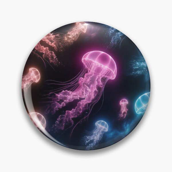 Item preview, Neon-lit jellyfish  designed and sold by Flexybk2.