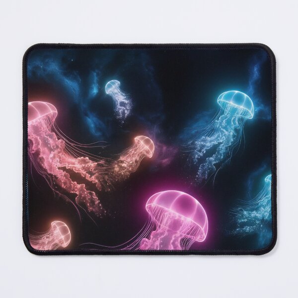 Item preview, Neon-lit jellyfish  designed and sold by Flexybk2.
