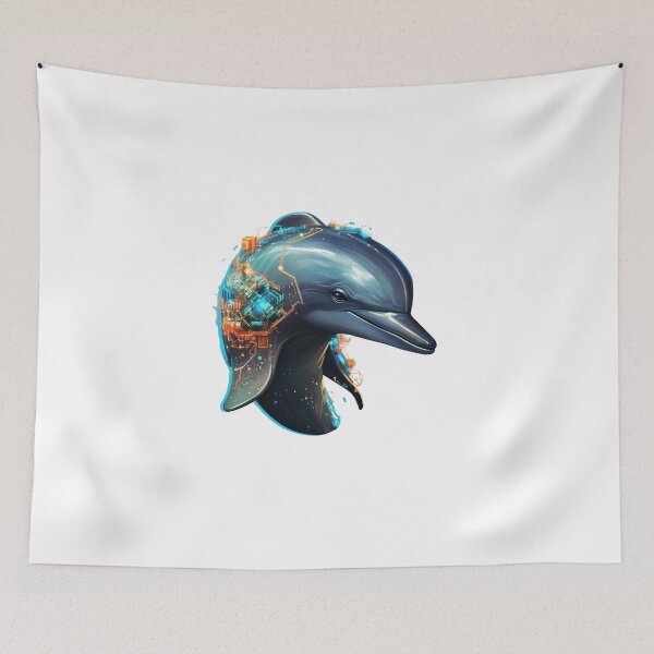Item preview, Cyber Dolphin // Dolphin // Animal // Cyber Animal // Future // Animal Warrior designed and sold by SMARTKIT  DESIGNAGENCY.