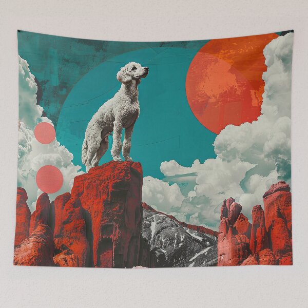 Item preview, Poodle collage designed and sold by FlowersColorful.