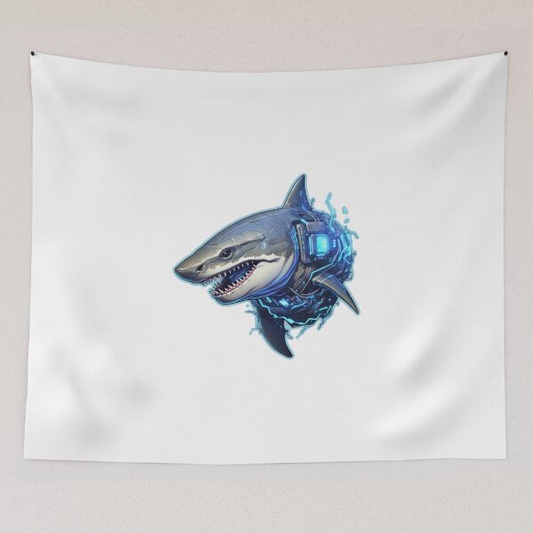 Item preview, Cyber Shark // Shark // Animal // Cyber Animal // Future // Animal Warrior designed and sold by SMARTKIT  DESIGNAGENCY.