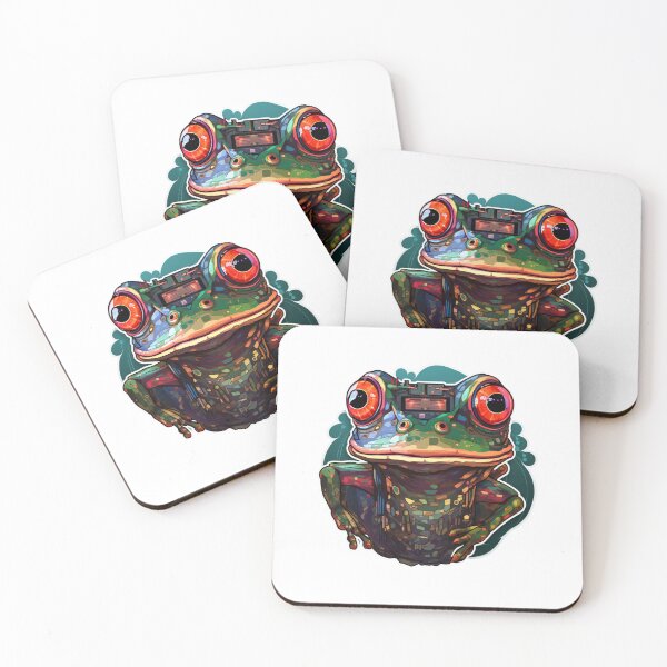 Item preview, Cyber Frog // Frog // Animal // Cyber Animal // Future // Animal Warrior designed and sold by SMARTKIT  DESIGNAGENCY.
