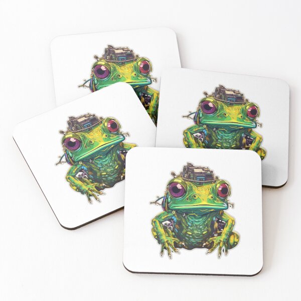 Item preview, Cyber Frog // Frog // Animal // Cyber Animal // Future // Animal Warrior designed and sold by SMARTKIT  DESIGNAGENCY.