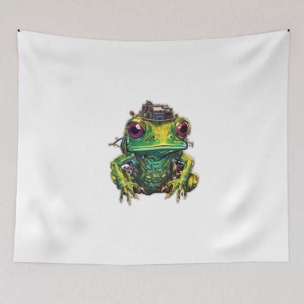 Item preview, Cyber Frog // Frog // Animal // Cyber Animal // Future // Animal Warrior designed and sold by SMARTKIT  DESIGNAGENCY.