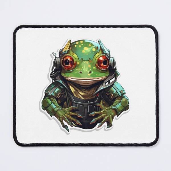 Item preview, Cyber Frog // Frog // Animal // Cyber Animal // Future // Animal Warrior designed and sold by SMARTKIT  DESIGNAGENCY.