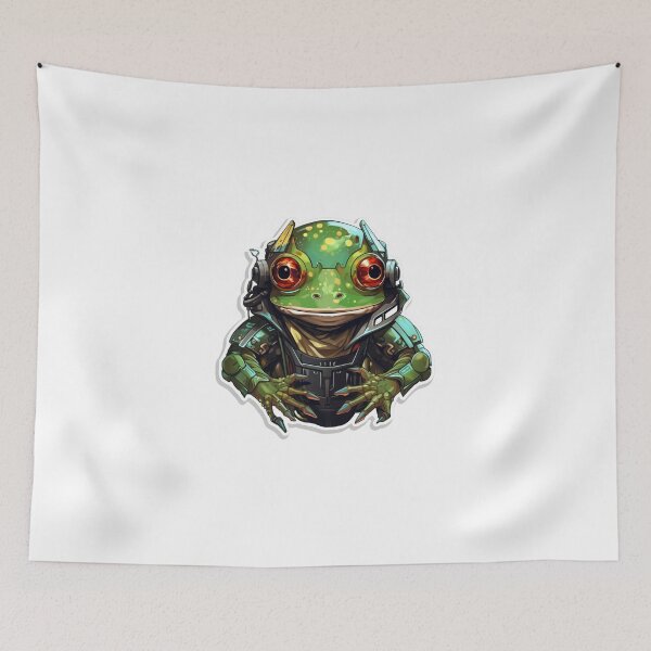 Item preview, Cyber Frog // Frog // Animal // Cyber Animal // Future // Animal Warrior designed and sold by SMARTKIT  DESIGNAGENCY.