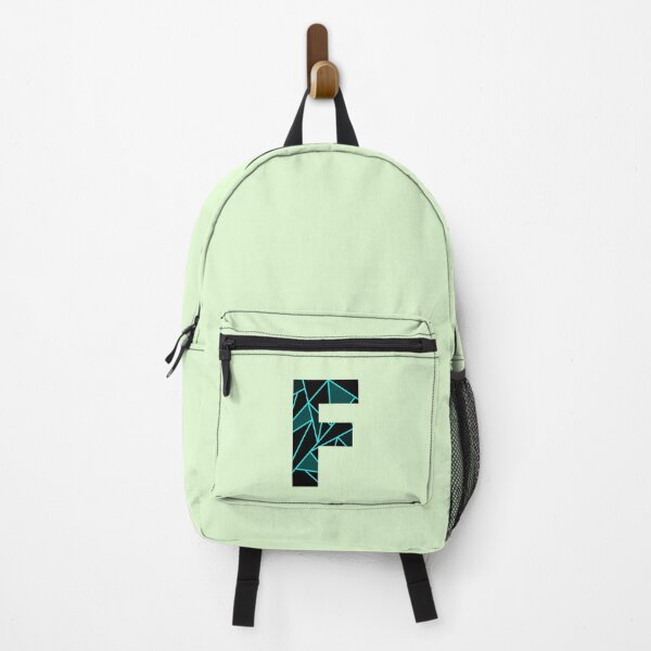 Item preview, Monogram F With Neon Blue Abstract Lines designed and sold by Coffee Lifestyle.