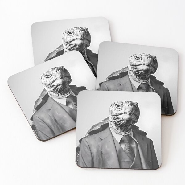 Item preview, Tortoise in Business Suit Retro Art designed and sold by redstar19.