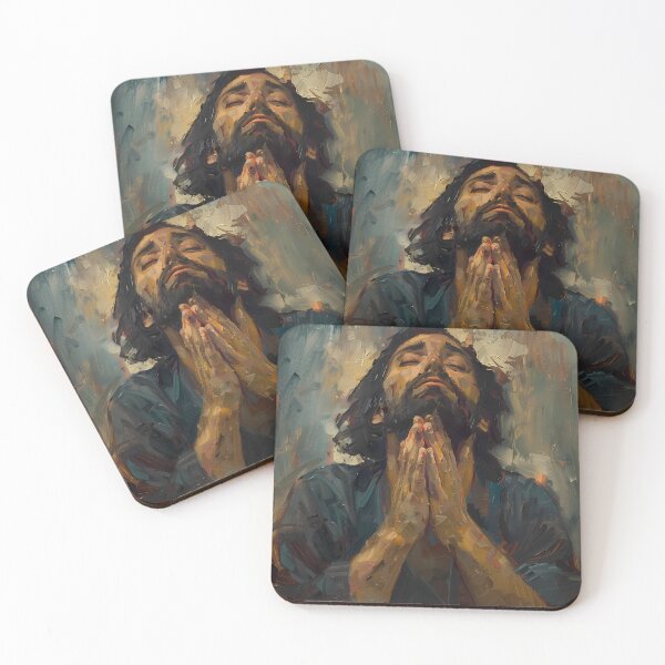 Item preview, Jesus in Prayer designed and sold by LivingArtClips.