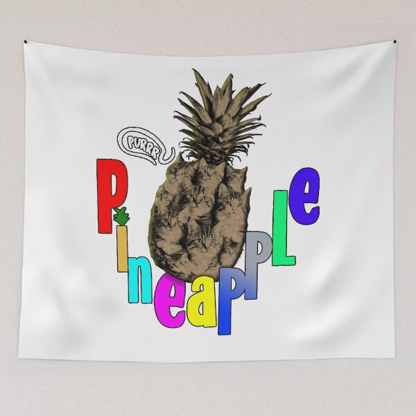 Item preview, Purrfect Pineapple: The Cat's Meow designed and sold by NickTaroDesign.