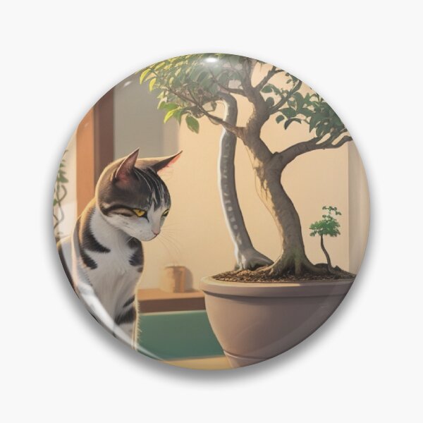 Item preview, The Cat and the Bonsai designed and sold by Myriam Iart.