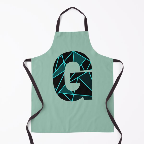 Item preview, Monogram G With Neon Blue Abstract Lines designed and sold by Coffee Lifestyle.
