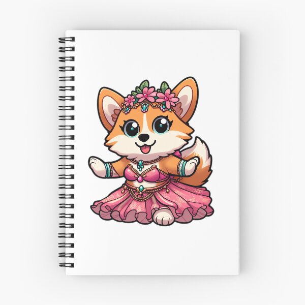 Item preview, Floral Corgi Bellydancer designed and sold by EpicPaws.