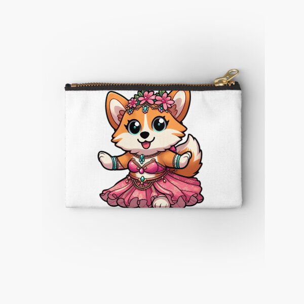 Item preview, Floral Corgi Bellydancer designed and sold by EpicPaws.