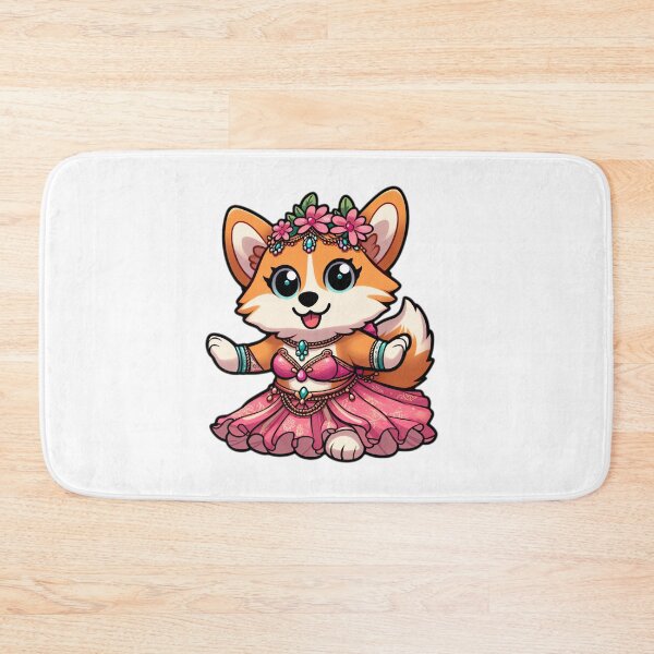 Item preview, Floral Corgi Bellydancer designed and sold by EpicPaws.