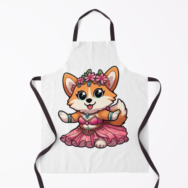 Item preview, Floral Corgi Bellydancer designed and sold by EpicPaws.