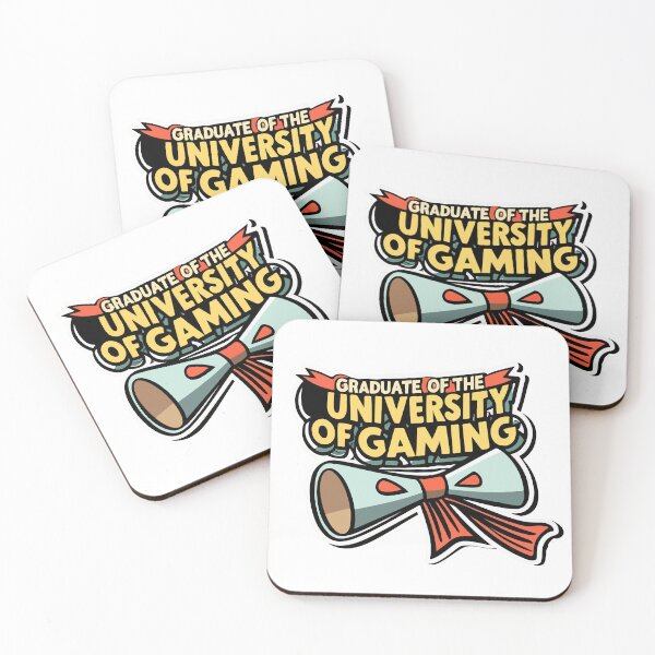 Item preview, Graduado de la Universidad de Juegos - Diploma de dibujos animados designed and sold by NiftyWrx.