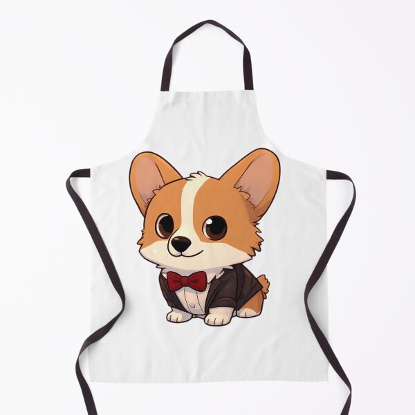 Item preview, Dapper Corgi Pup in Red Bow designed and sold by EpicPaws.