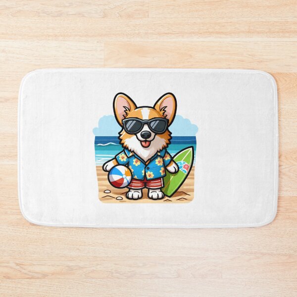 Item preview, Cocky Corgi: Beach Ken Vibes designed and sold by EpicPaws.