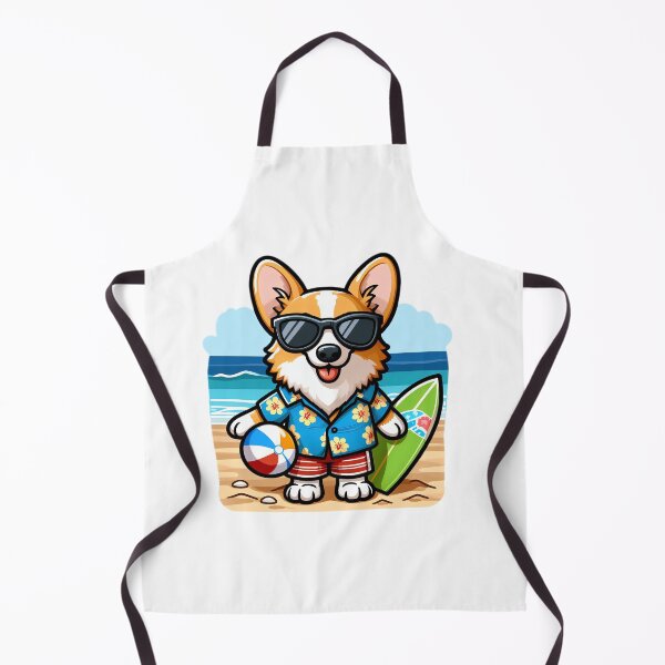 Item preview, Cocky Corgi: Beach Ken Vibes designed and sold by EpicPaws.