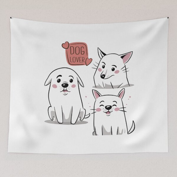 Item preview, For Cute Dog Lovers: Dog Lover Design designed and sold by Colorful-Garden.