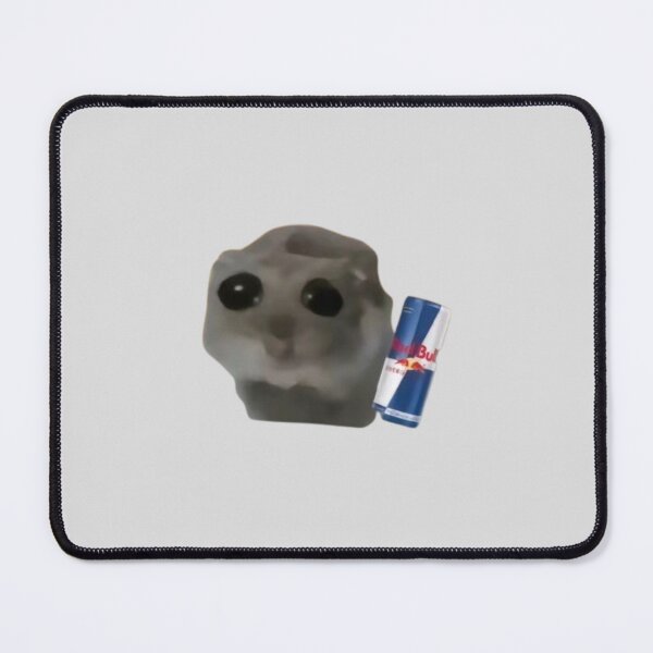 Item preview, sad hamster with big eyes (with energy drink) designed and sold by kyb3ka.