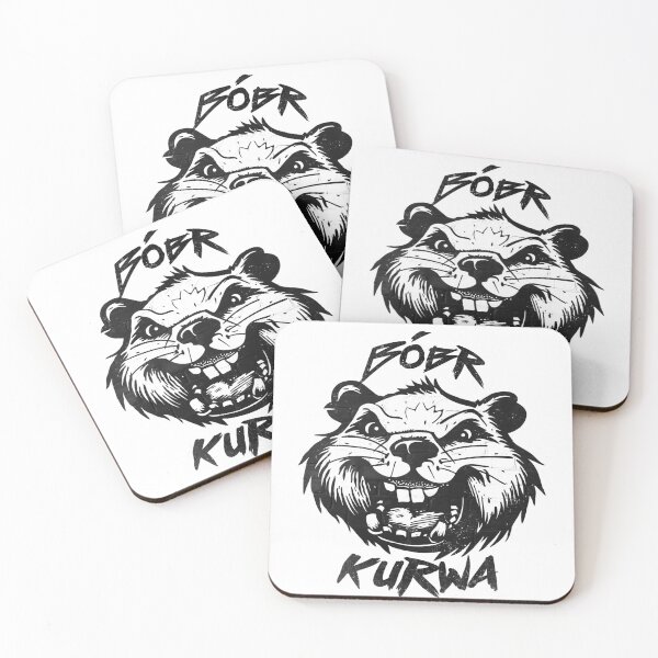 Item preview, Bóbr Ku&wa -  Angry beaver, Grim black and white graffiti, Bober, Beaver, Bóbr, Boberek  designed and sold by SculpterioShop.