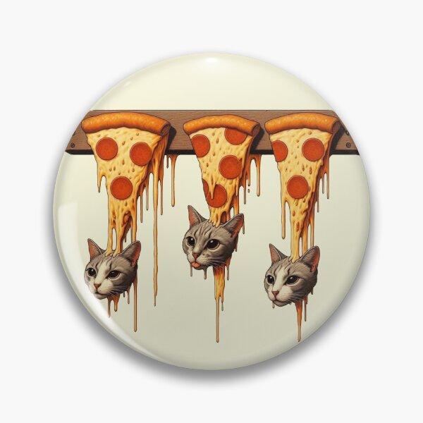 Item preview, Hanging pizza cats designed and sold by Vkinsify.