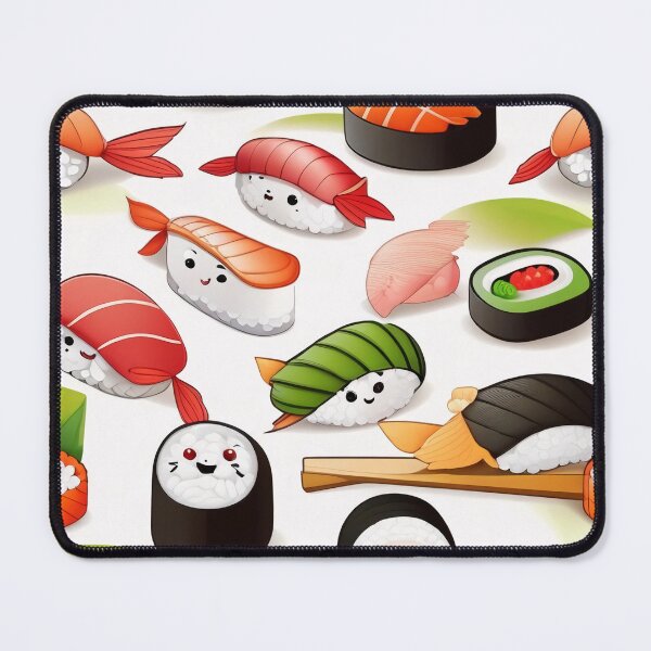 Item preview, Cute Sushi Lover Pattern Art designed and sold by DreamCraze.
