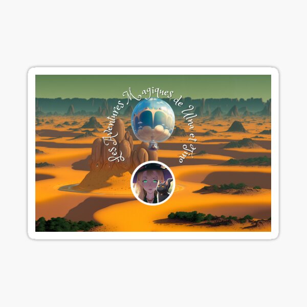 The Magical Adventures of Ulna and Tino - Artwork 07 Sticker