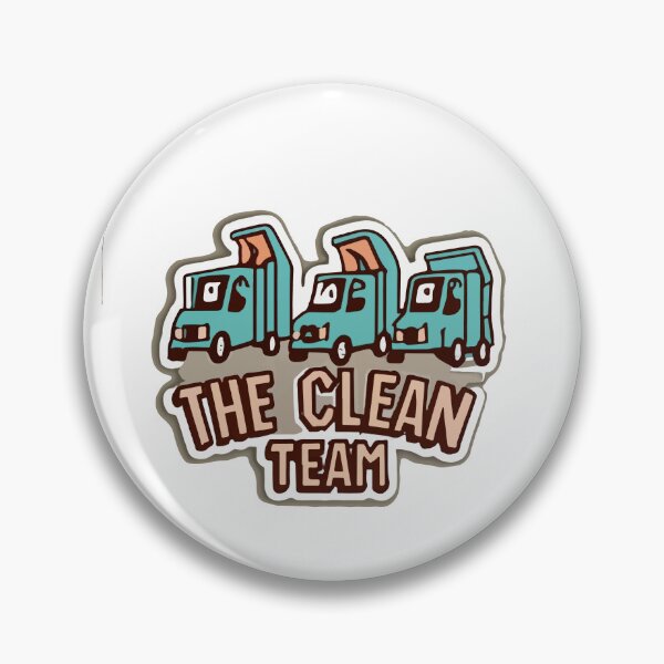 Item preview, The Clean Team - Garbage Truck Lineup designed and sold by NiftyWrx.