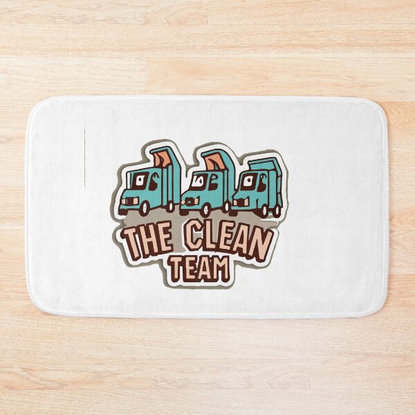 Item preview, The Clean Team - Garbage Truck Lineup designed and sold by NiftyWrx.