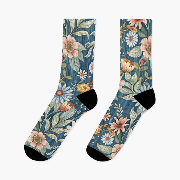 Item preview, Floral Elegance  against a blue designed and sold by jkrphoto.