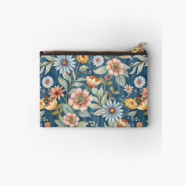 Item preview, Floral Elegance  against a blue designed and sold by jkrphoto.