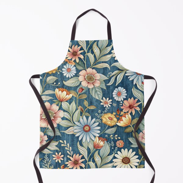 Item preview, Floral Elegance against a blue designed and sold by jkrphoto.