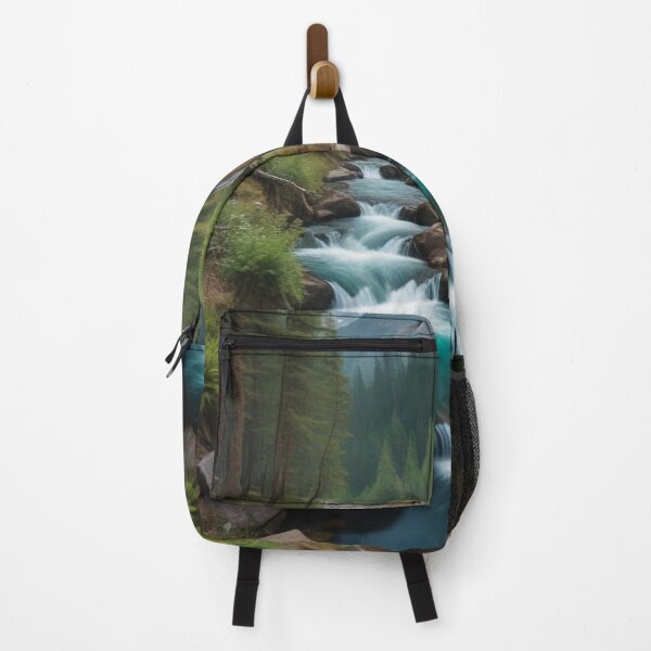 Item preview, Forest, River mountain Digital Art designed and sold by imanshu.