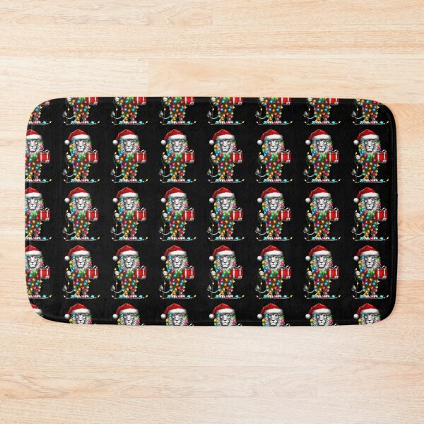Item preview, Lion Wearing Santa Hat, Holding A Present Box Xmas designed and sold by Artistoos.