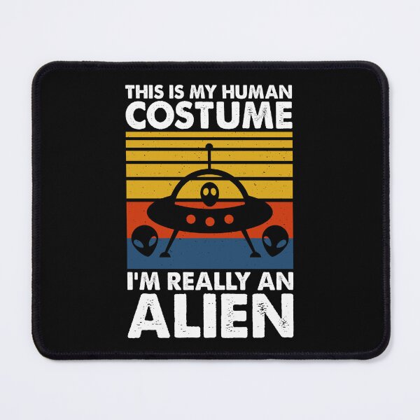 Item preview, Vintage This Is My Human Costume Im Really An Alien, Funny Aliens Design gift designed and sold by ArtByKatti.
