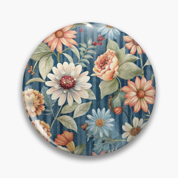 Item preview,  Floral Elegance  against a blue designed and sold by jkrphoto.