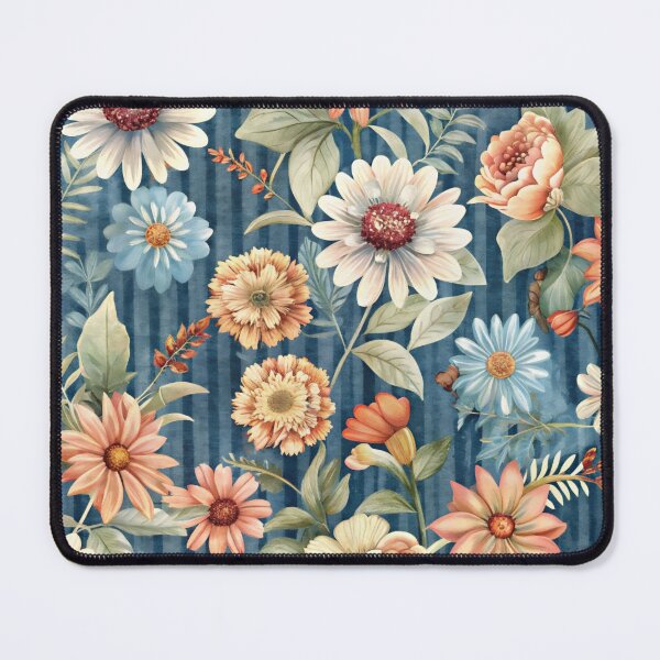 Item preview,  Floral Elegance  against a blue designed and sold by jkrphoto.