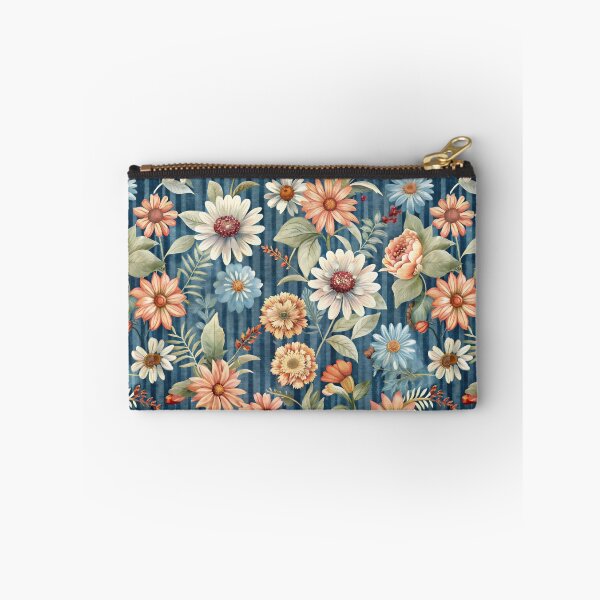 Item preview,  Floral Elegance  against a blue designed and sold by jkrphoto.