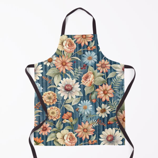 Item preview, Floral Elegance against a blue designed and sold by jkrphoto.