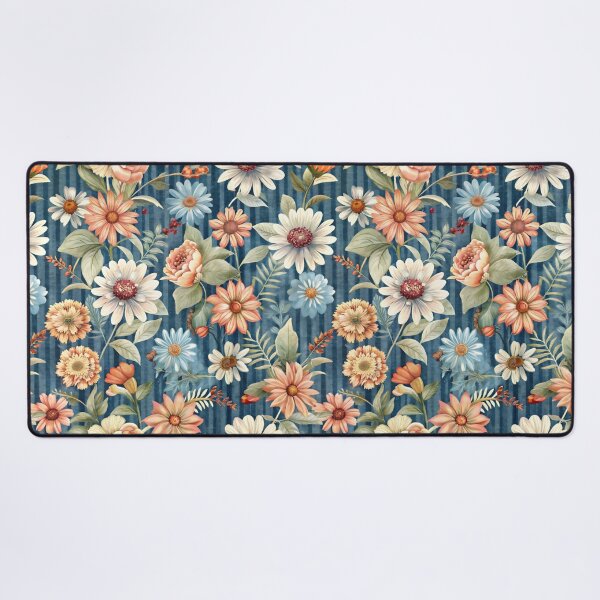 Item preview,  Floral Elegance  against a blue designed and sold by jkrphoto.