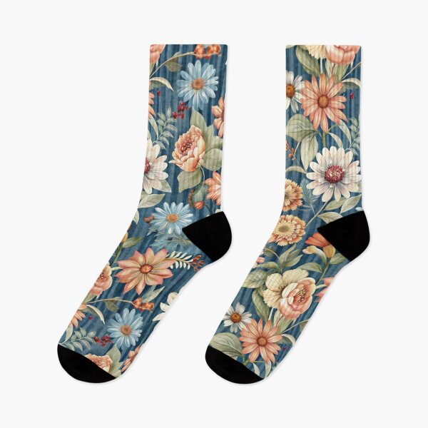 Item preview,  Floral Elegance  against a blue designed and sold by jkrphoto.