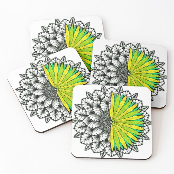 Item preview, Half and half flower mandala Design designed and sold by ArchanaVA.