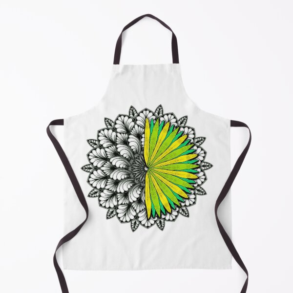 Item preview, Half and half flower mandala Design designed and sold by ArchanaVA.